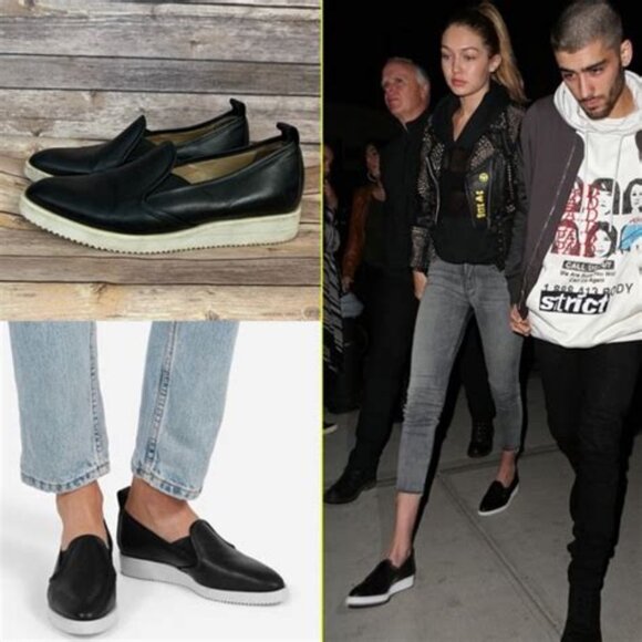 EVERLANE black loafers The Leather Street Shoe 9.5 moccasins VGUC Women's - Picture 7 of 12